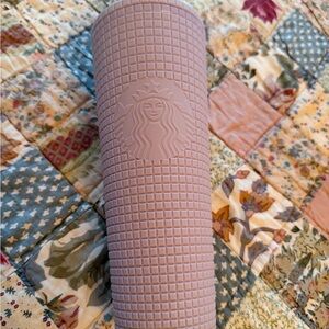 STARBUCKS LAVENDER GRID TUMBLER VENTI